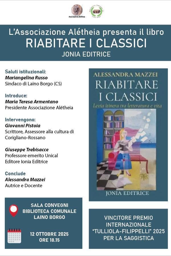 Presentazione del libro Riabitare i Classici
